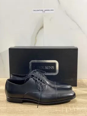 J.Holbens Oxford Uomo Pelle Nera Business Men Shoes Made In Italy Luxu