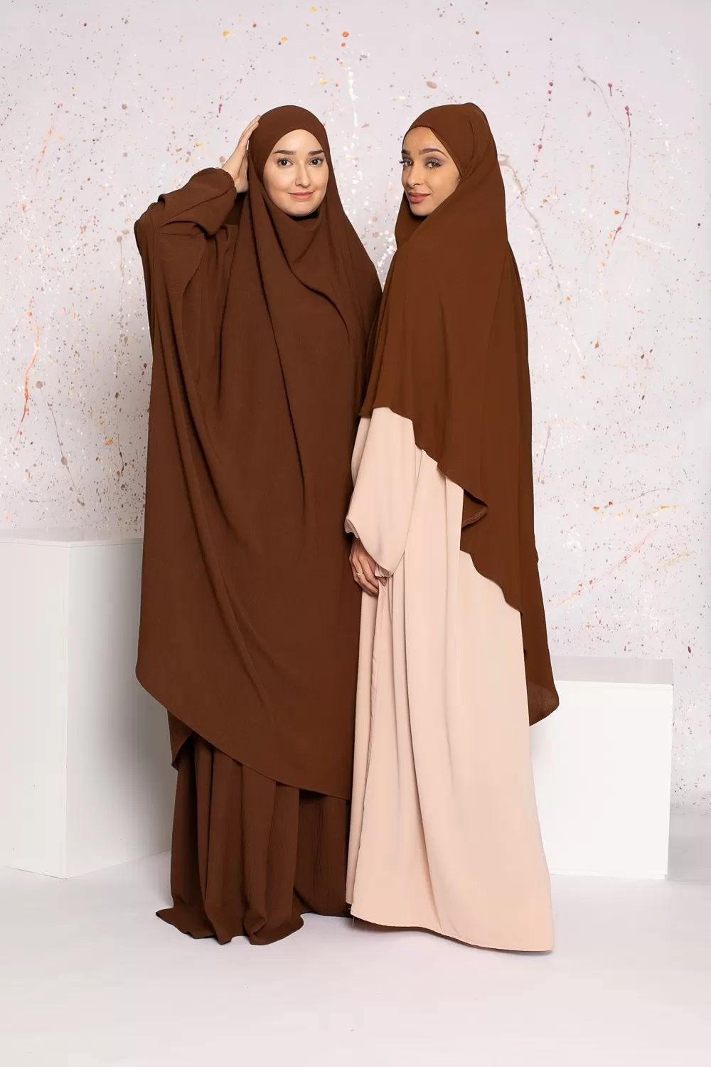 Jilbab de jazz de chocolate