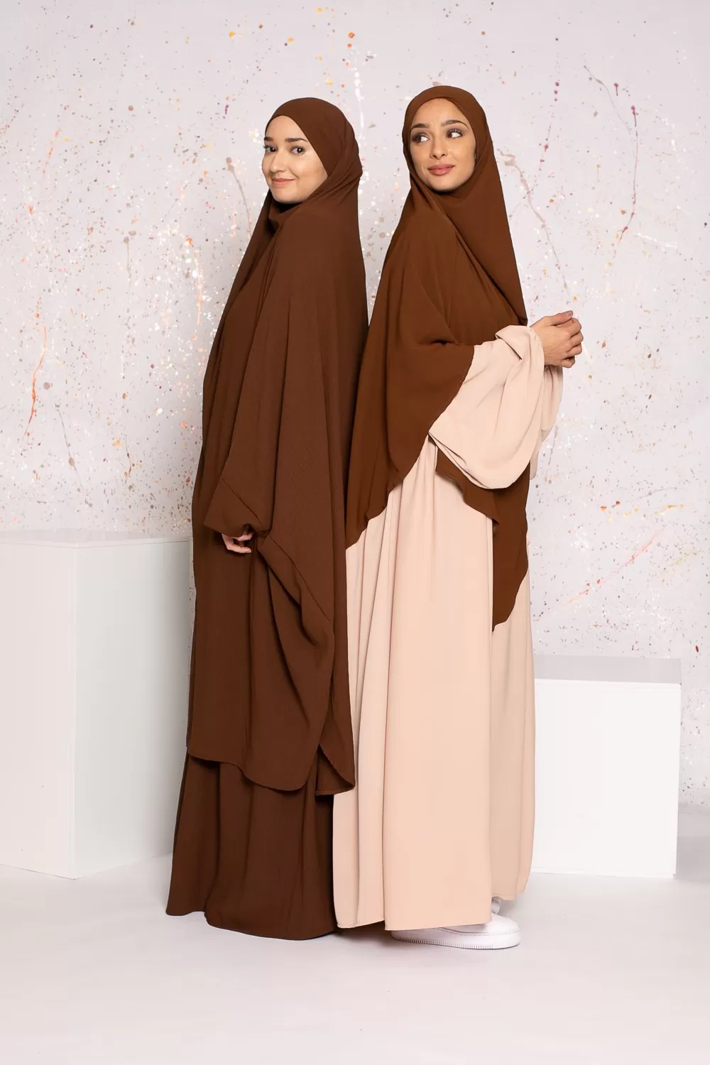 Jilbab de jazz de chocolate