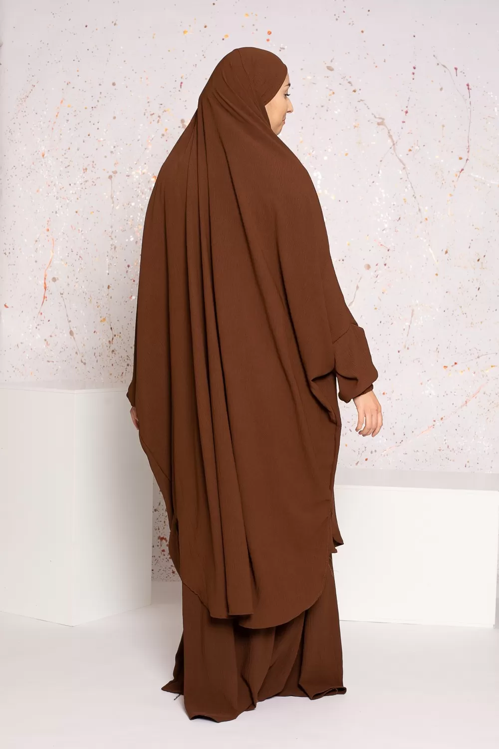 Jilbab de jazz de chocolate