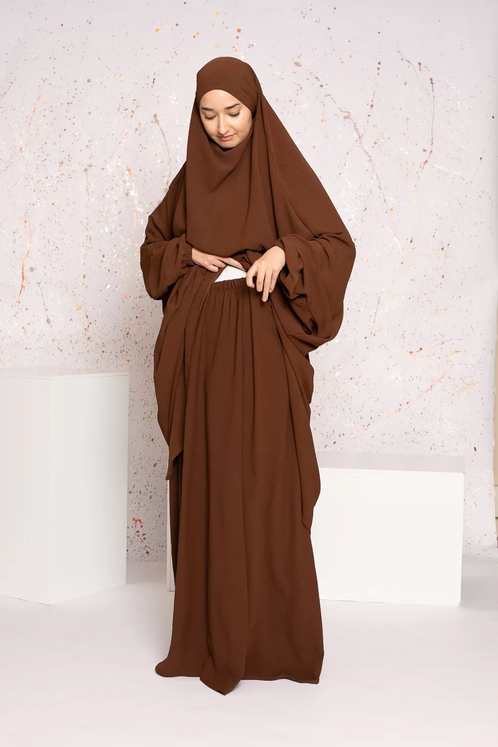 Jilbab de jazz de chocolate