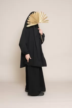 Jilbab de jazz negro jovencita