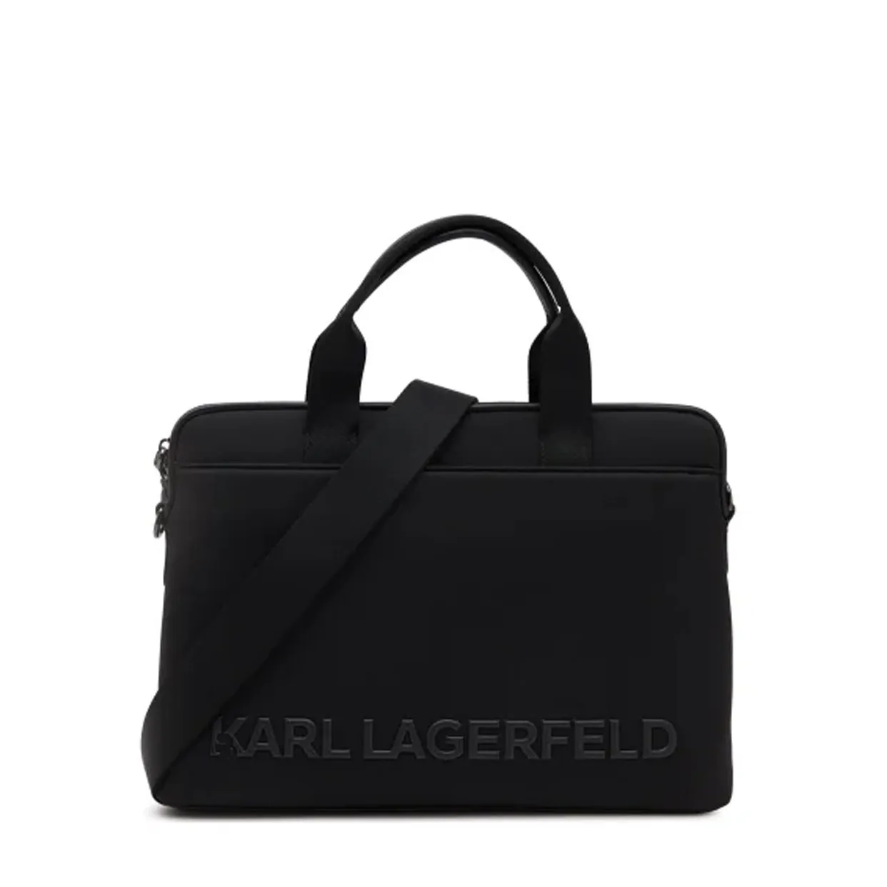 Karl Essential Laptop Bag -Black