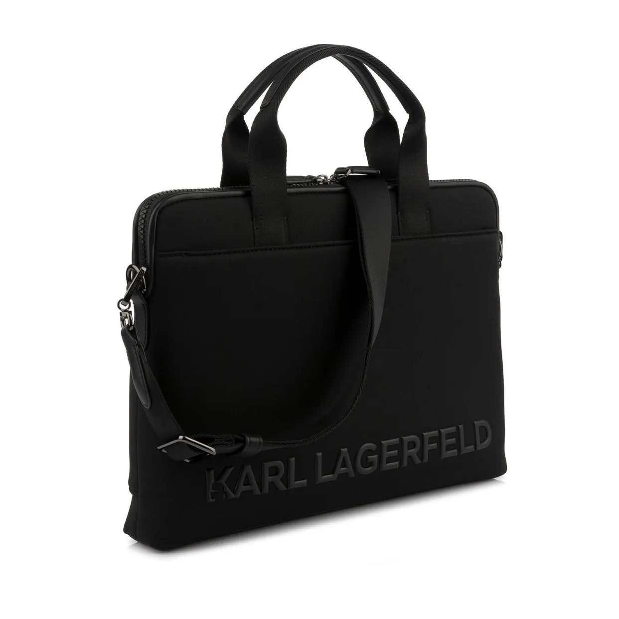 Karl Essential Laptop Bag -Black