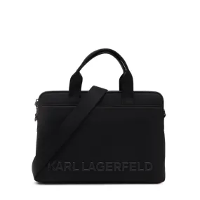 Karl Essential Laptop Bag -Black