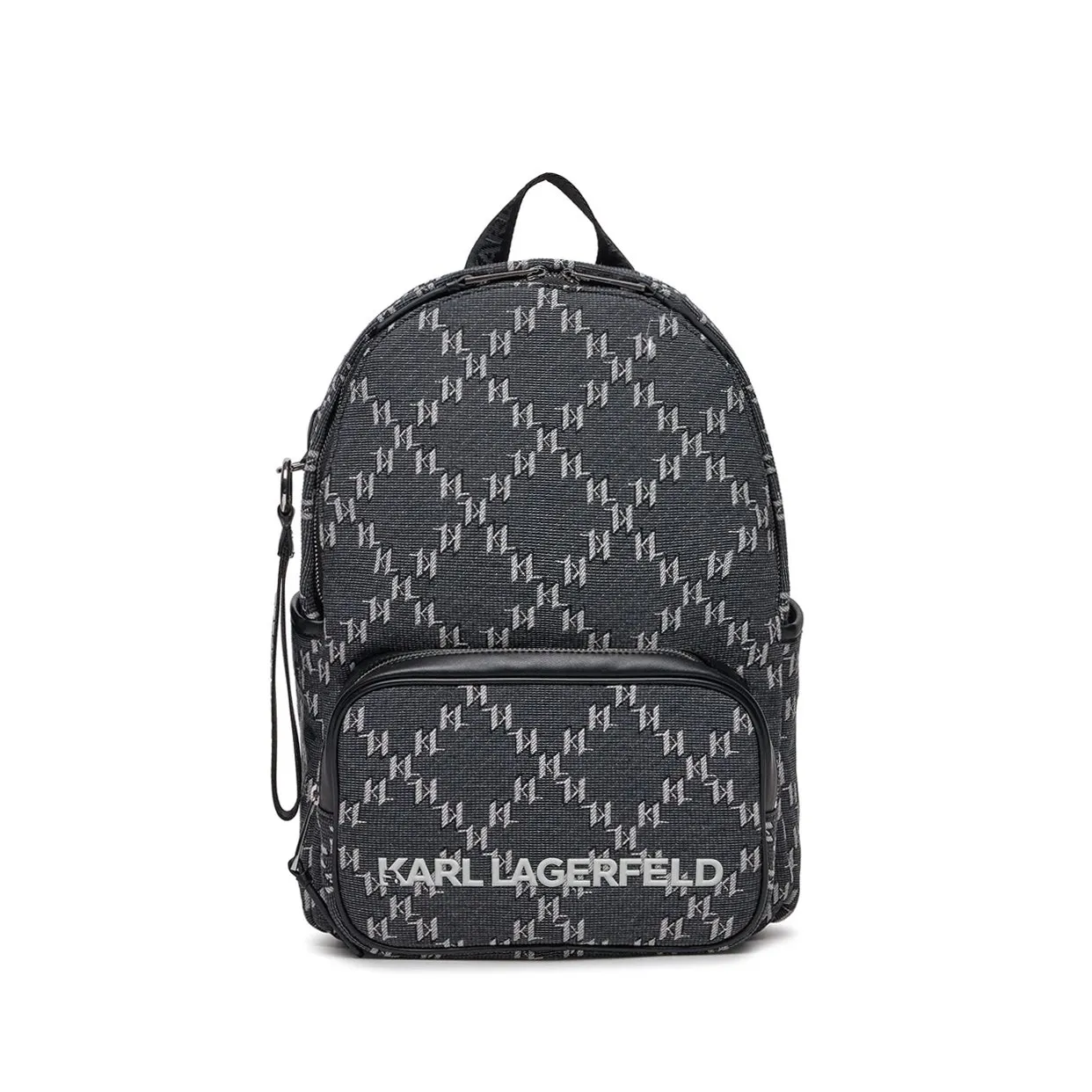 Karl Monogram Jacquard Backpack -Grey