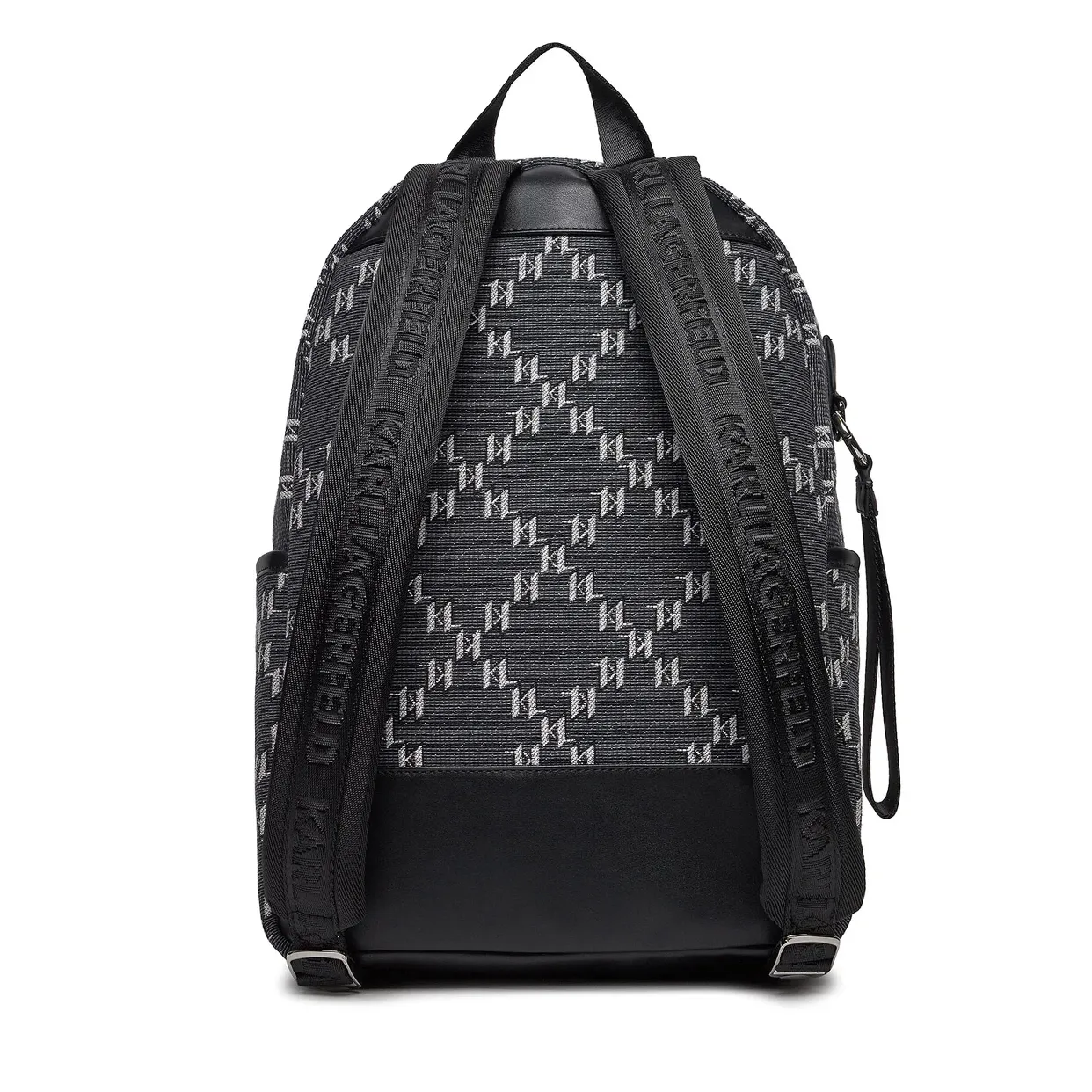 Karl Monogram Jacquard Backpack -Grey