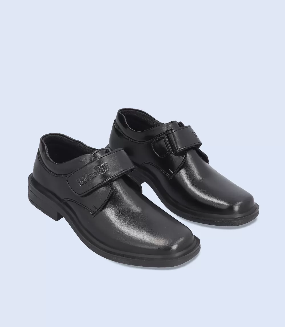 KB0046-BLACK-Boys Casual School Shoes