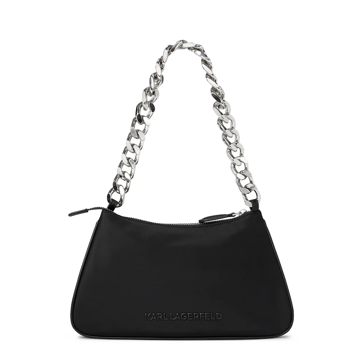 K/Ikonik Chain Shoulder Bag -Black