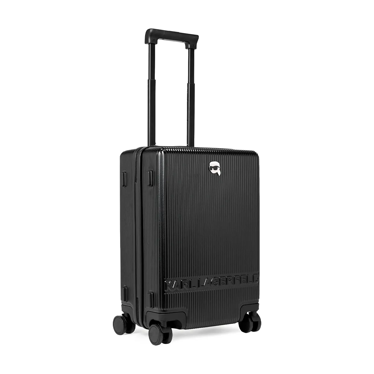 K/Ikonik Hard-Shell Trolley Bag -Black