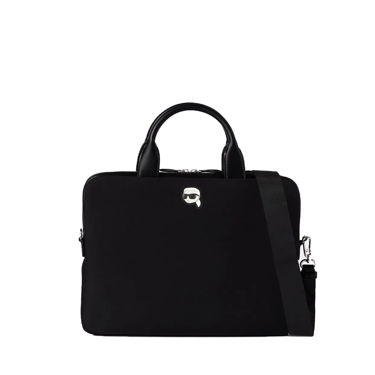 K/Ikonik Karl Laptop Bag -Black