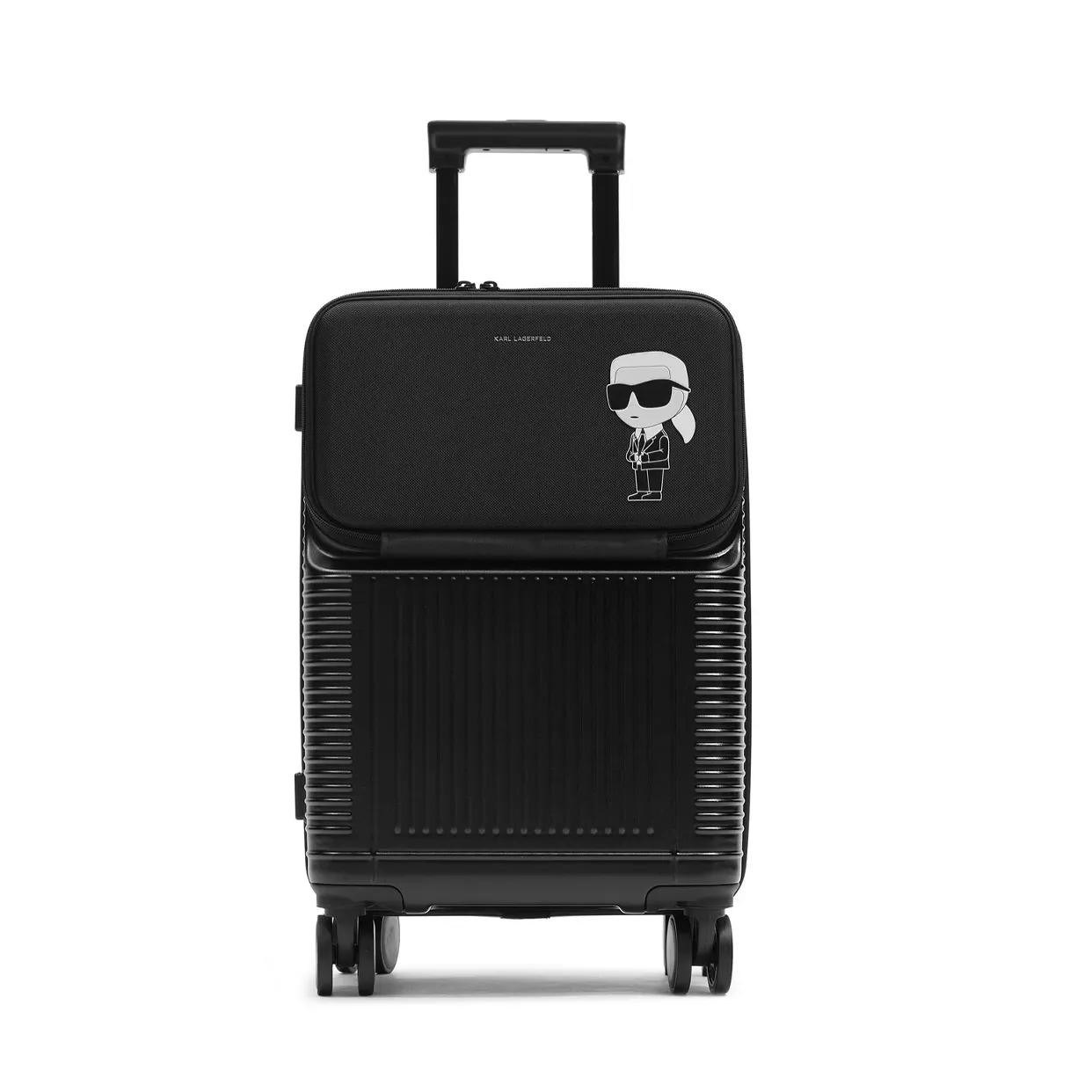 K/Ikonik Nylon Trolley Case -Black