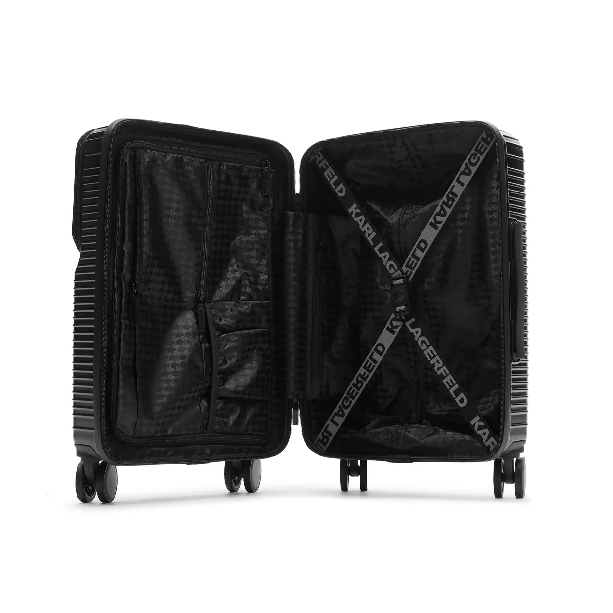 K/Ikonik Nylon Trolley Case -Black