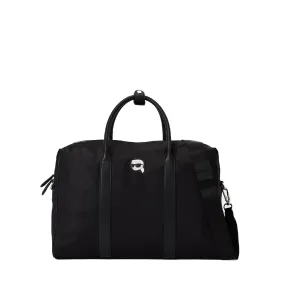 K/Ikonik Nylon Weekender -Black