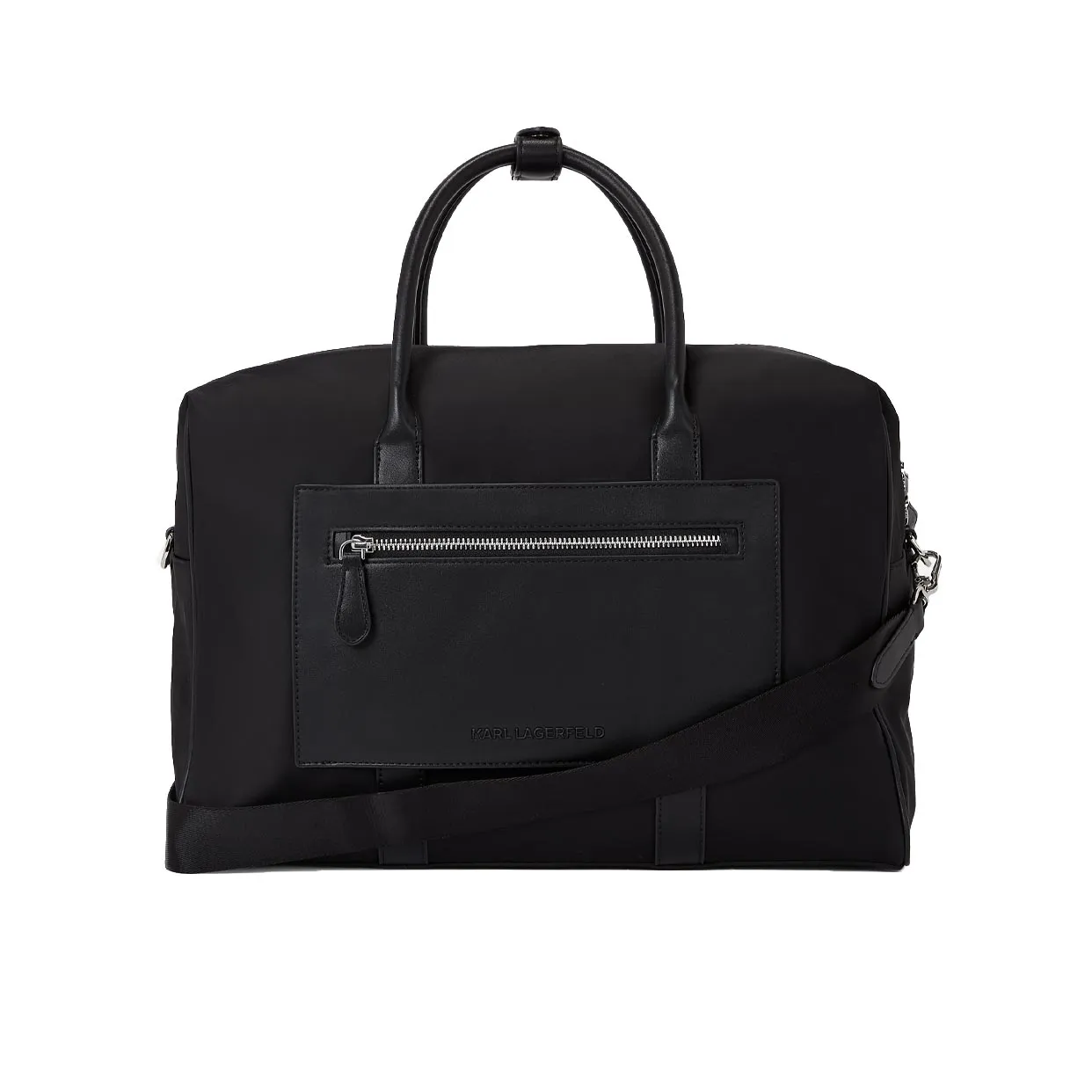 K/Ikonik Nylon Weekender -Black