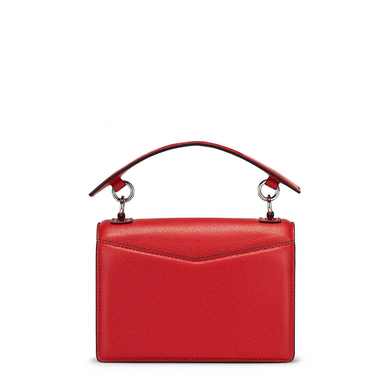 K/Karl Seven Grain Leather Shoulder Bag -Red