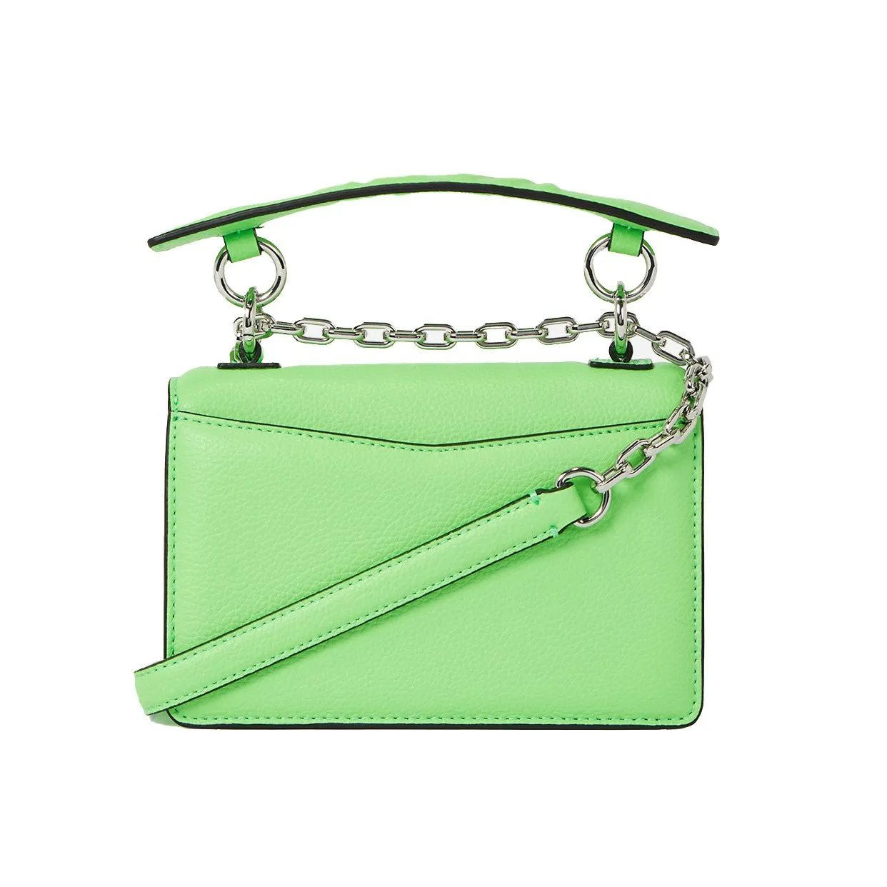 K/Seven Grain Leather Mini Shoulder Bag -Green