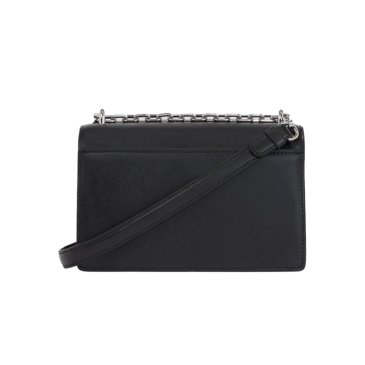 K/Signature Pearls Small Shoulder Bag -Black