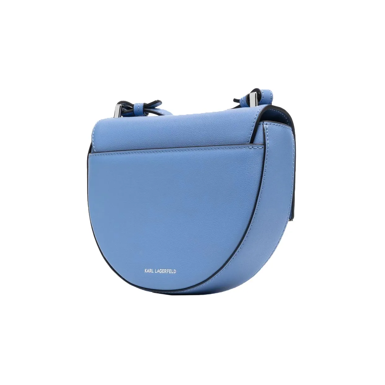 K/Signature Small Saddle Bag -Blue