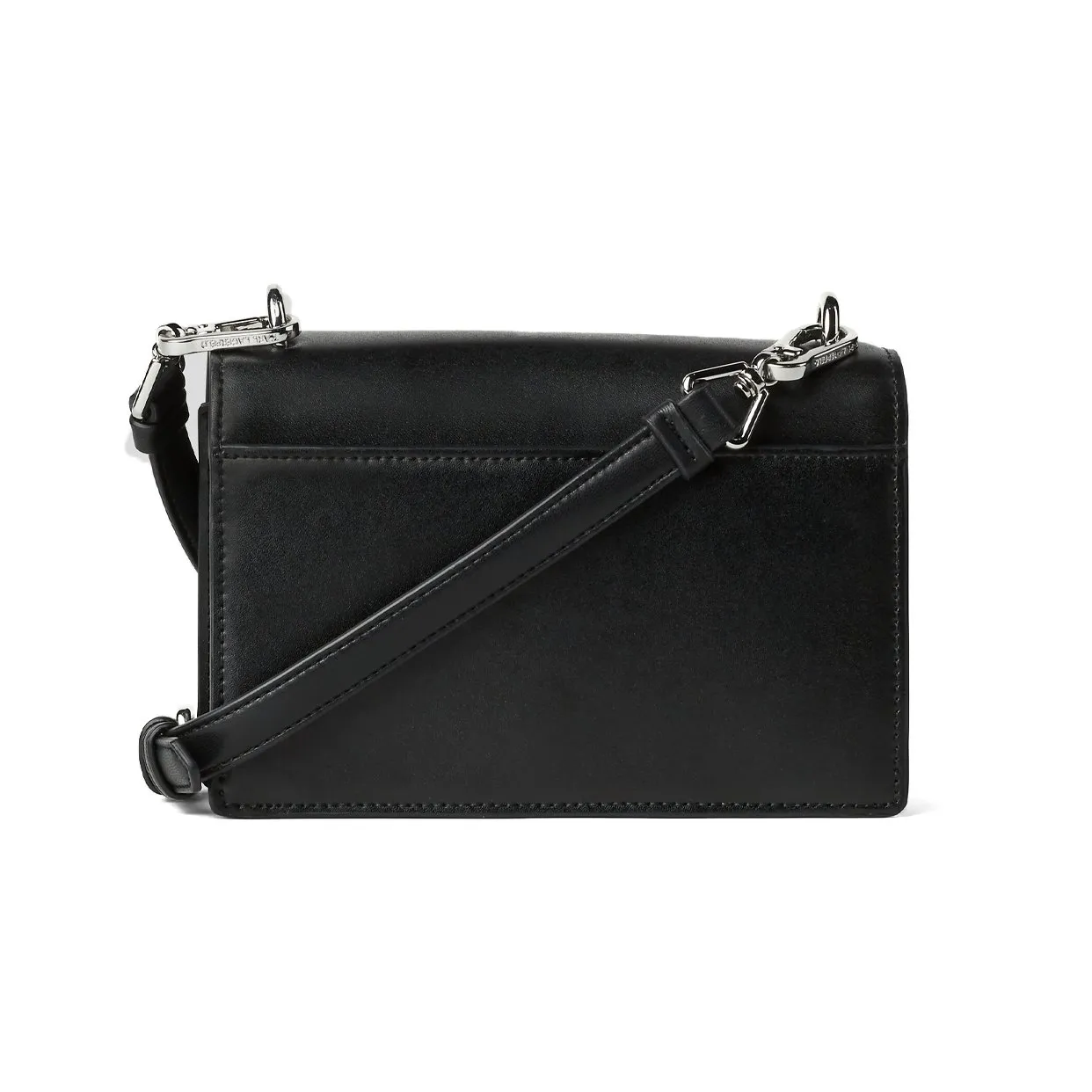 K/Signature Small Shoulder Bag -Black/Nickle