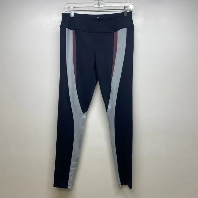 Kyodan Women's Size M Navy-Multicolor Color Block Leggings Activewear Pants