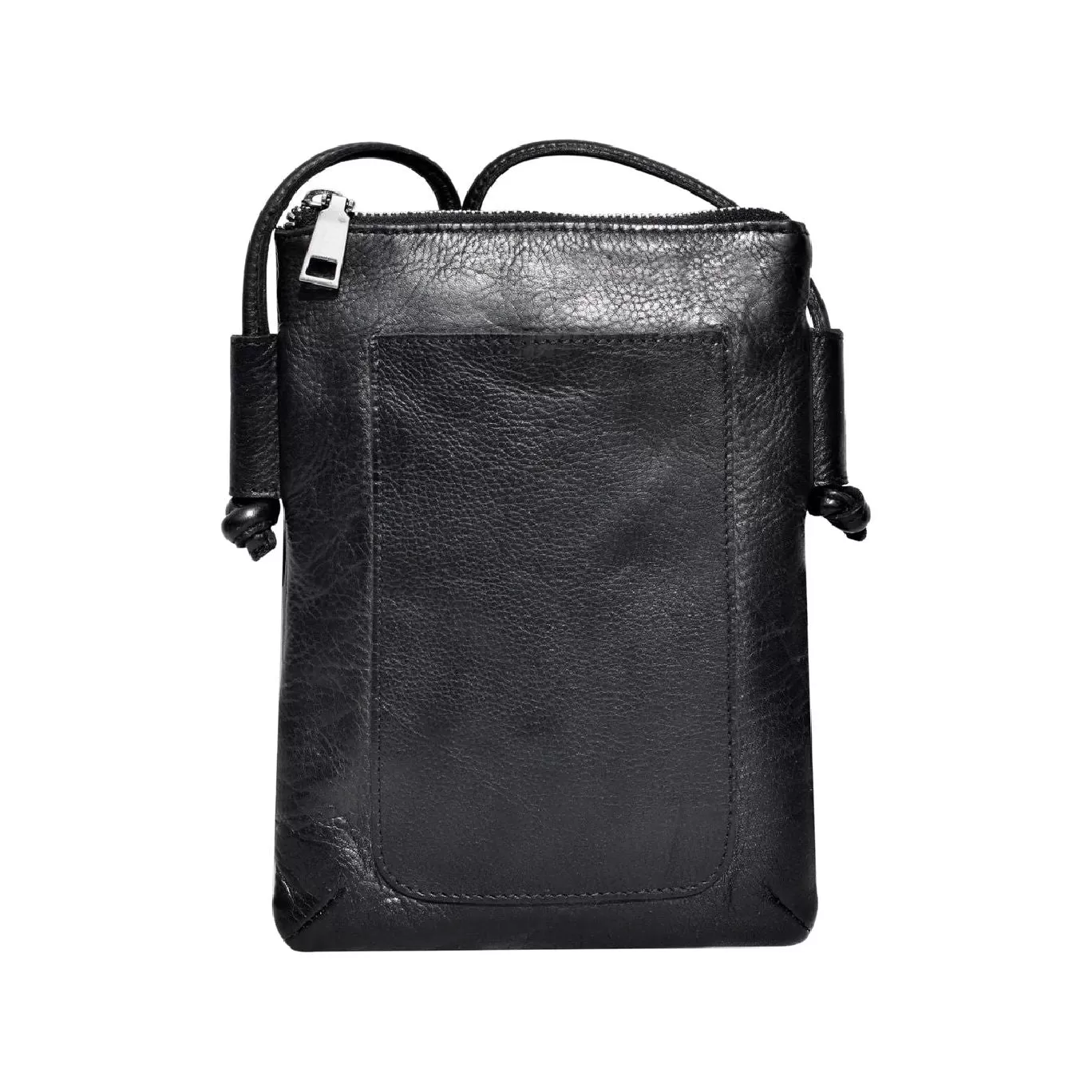 Latico Miller Black Leather Crossbody Handbag