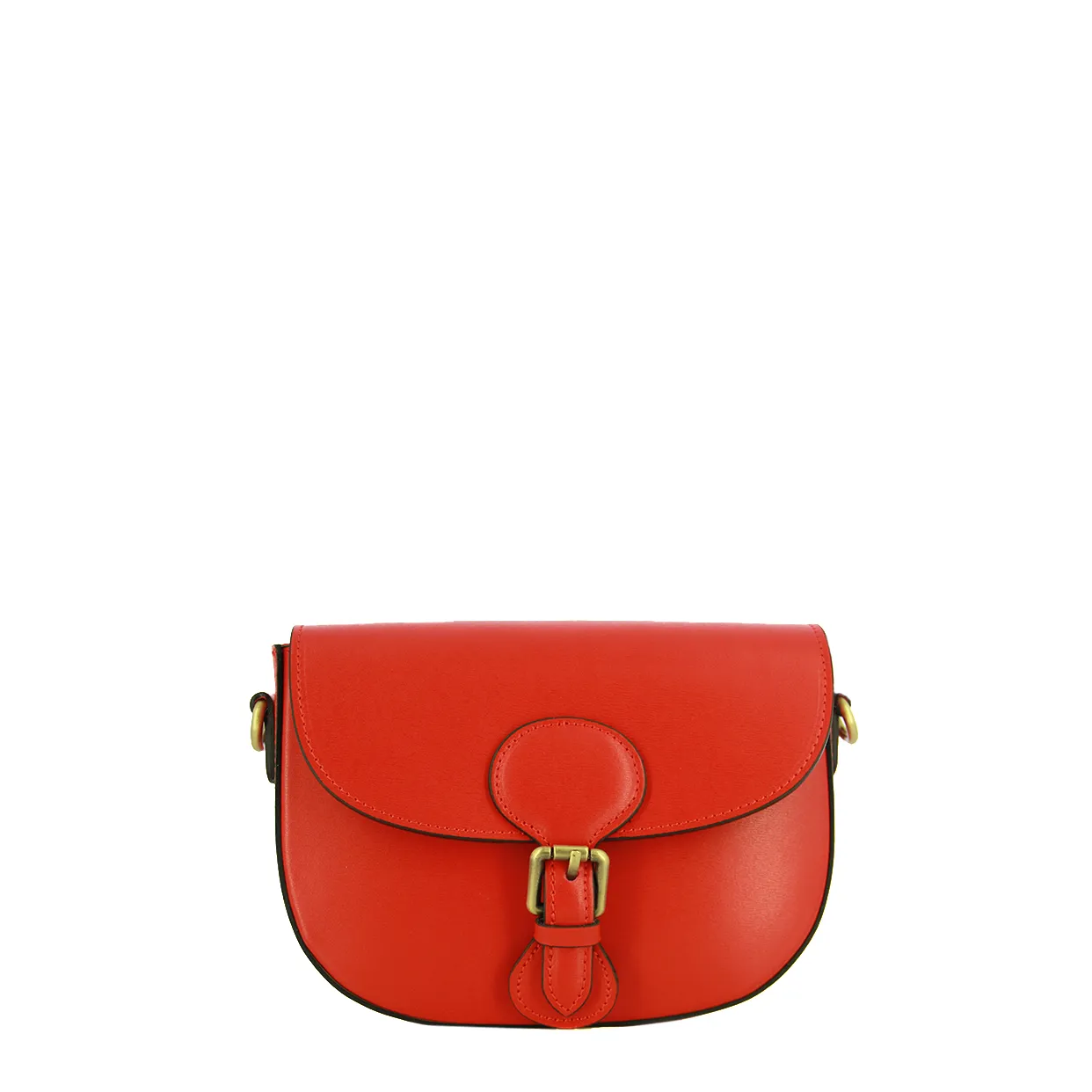 Leather Sling Bag -Red