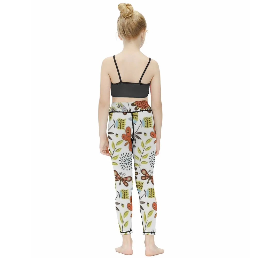 Leggings Lange Yoga Hose NT09 Eng Kinder mit Foto selbst gestalten und bedrucken