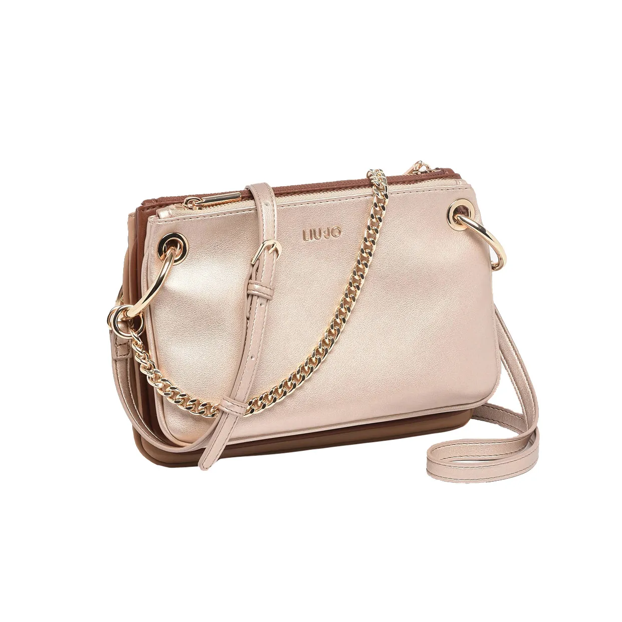 Liu Jo Shoulder Bag – Gold/Beige