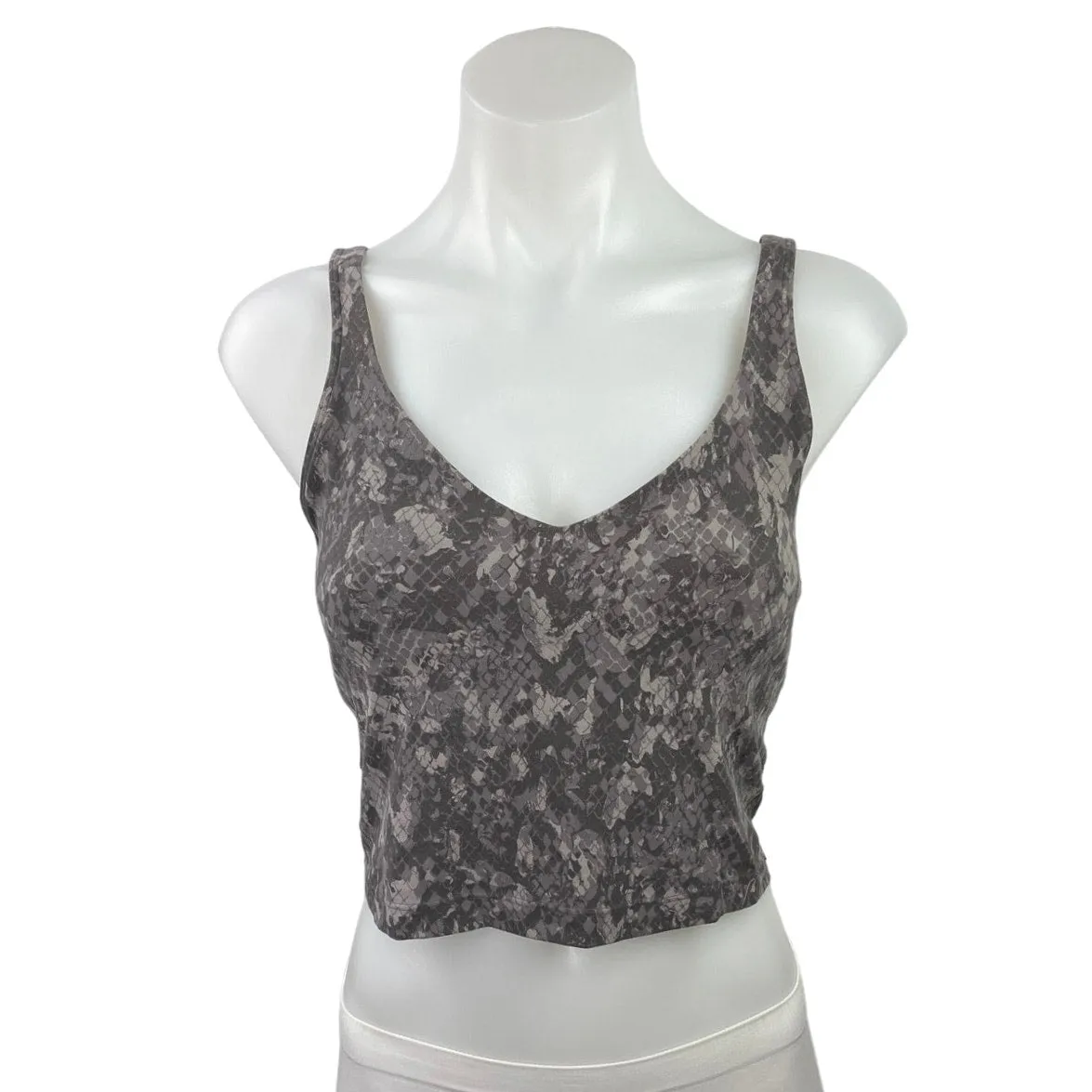 Lululemon Align Activewear Yoga Scoop Neck Cropped Athletic Cropped Tank Top S