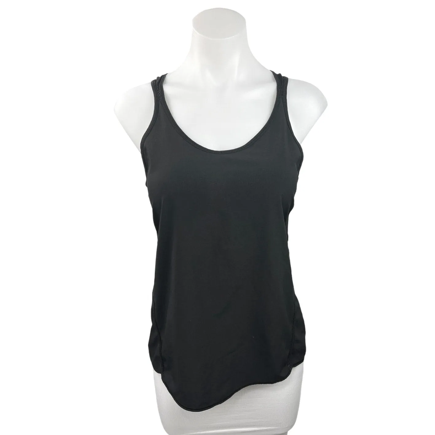 Lululemon Womens Black Scoop Neck Sleeveless Pullover Activewear Tank Top Size S