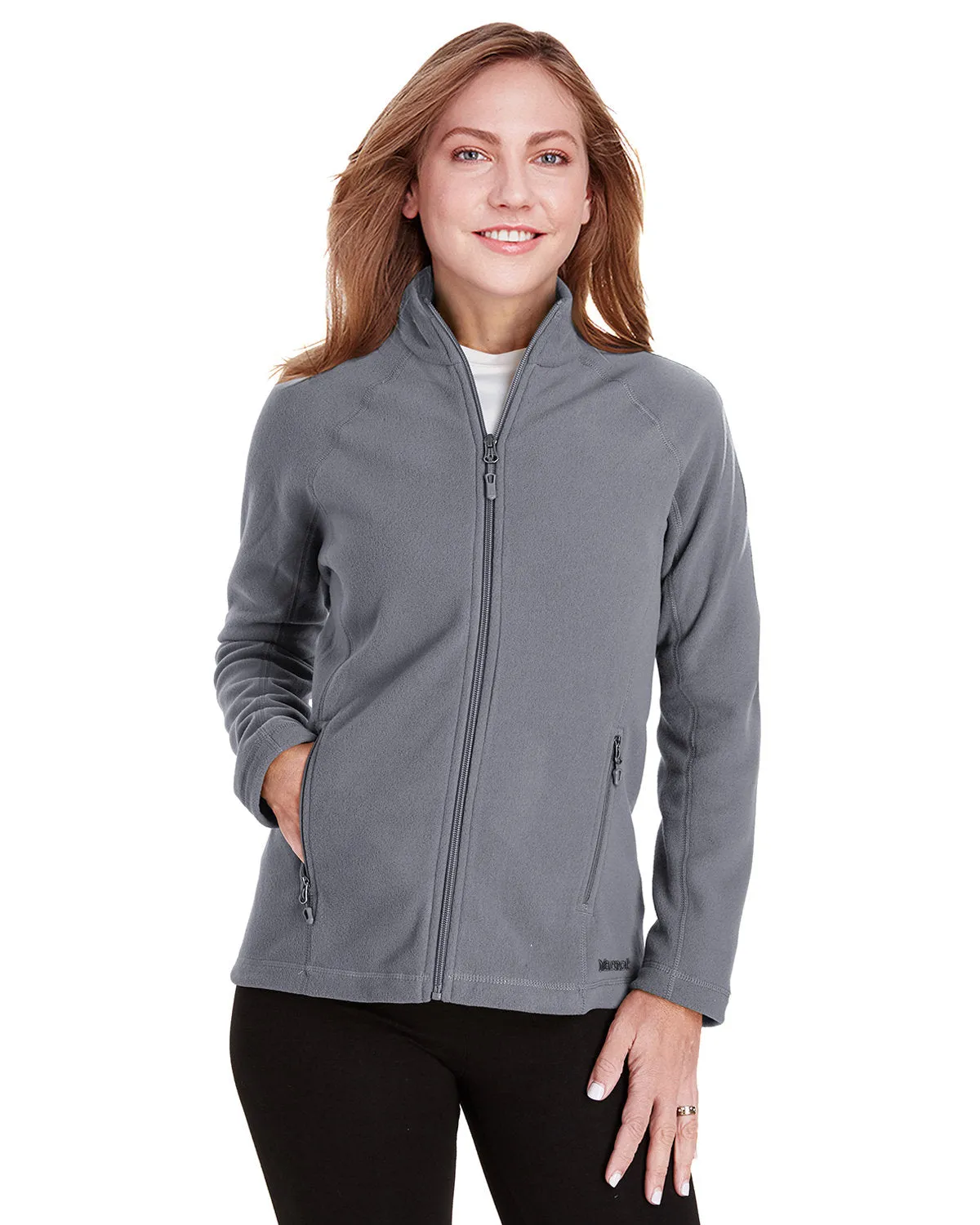 Marmot Ladies Rocklin Fleece Customized Jackets, Steel Onyx