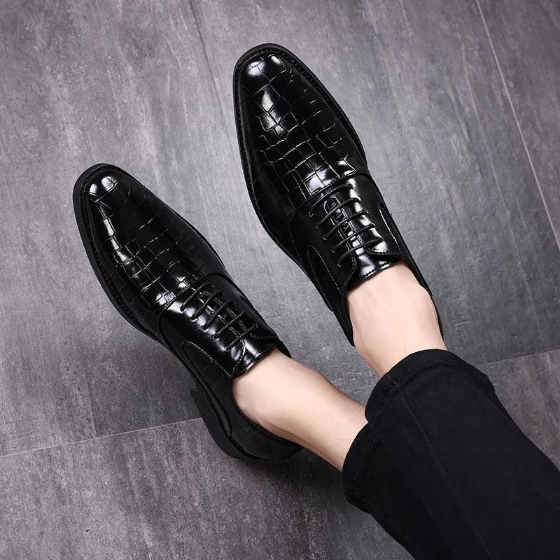 Men's Flat Formal Casual Shoes - Dress Party Business (FM1258)