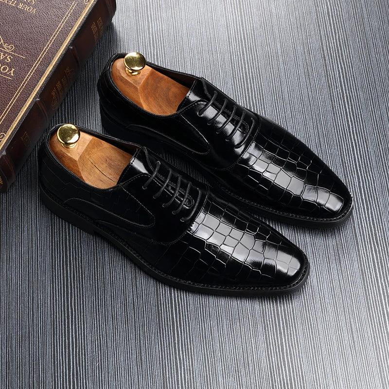 Men's Flat Formal Casual Shoes - Dress Party Business (FM1258)