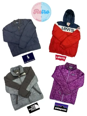 Mix Branded Puffer Jackets|Patagonia|TheNorthFace|Polo Ralph Lauren| Levi's| Tommy Hilfiger| Columbia| Kappa