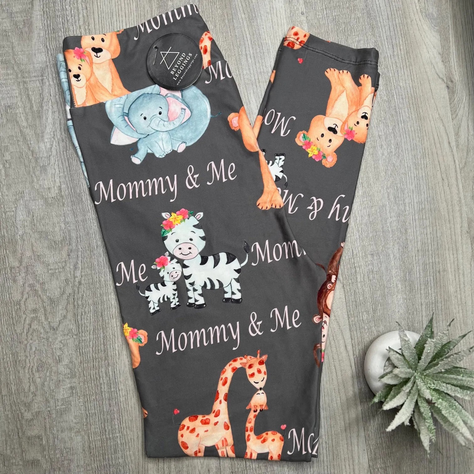 Mommy & Baby Animal Soft Leggings