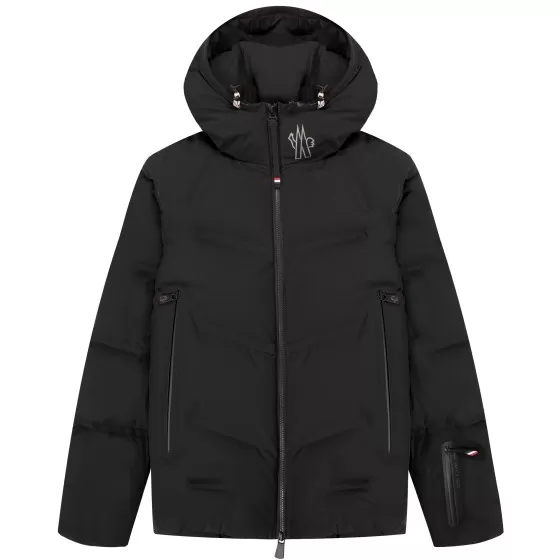 Moncler Grenoble Arcesaz Short Down Jacket Black