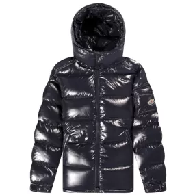 Moncler Maya Short Down Jacket Night Blue