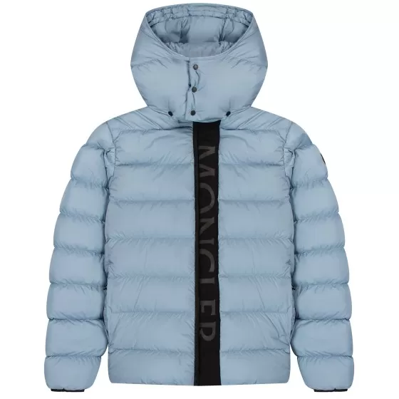 Moncler Ume Short Down Jacket Powder Blue