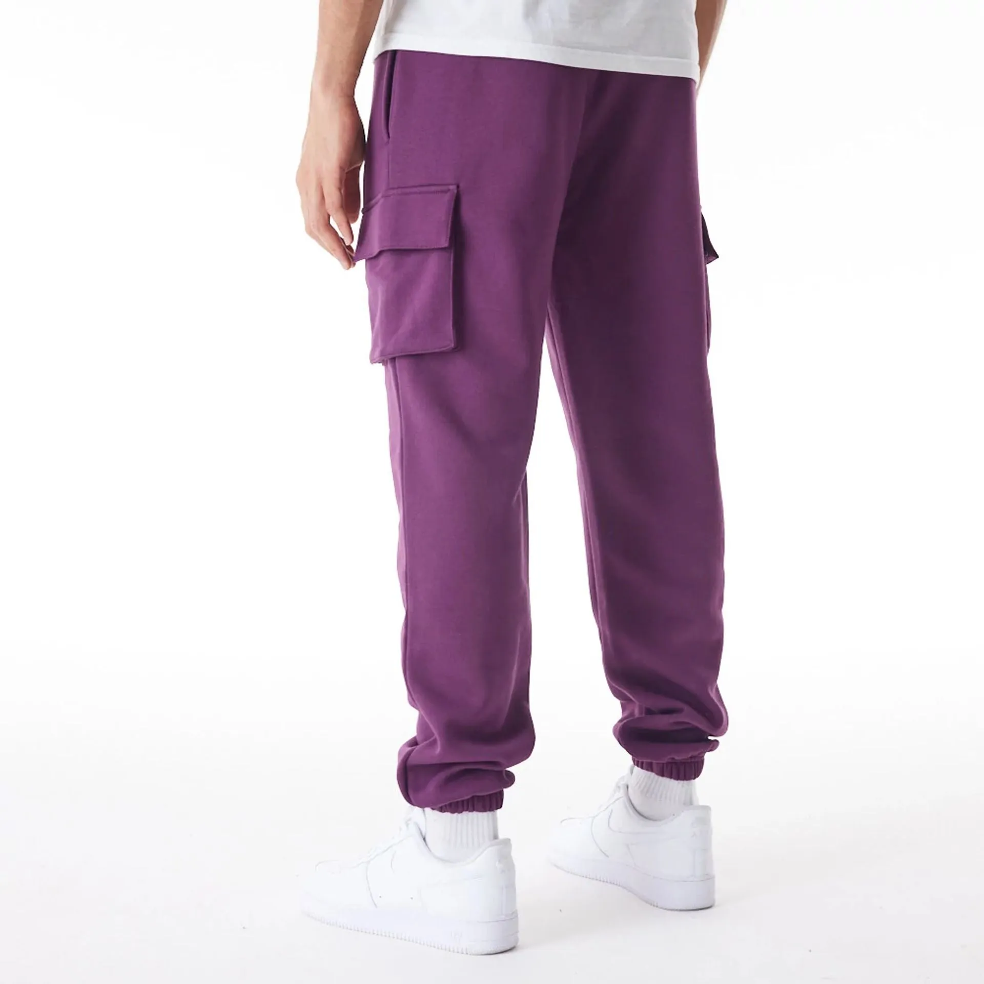 New Era Script Cargo Dark Purple Joggers