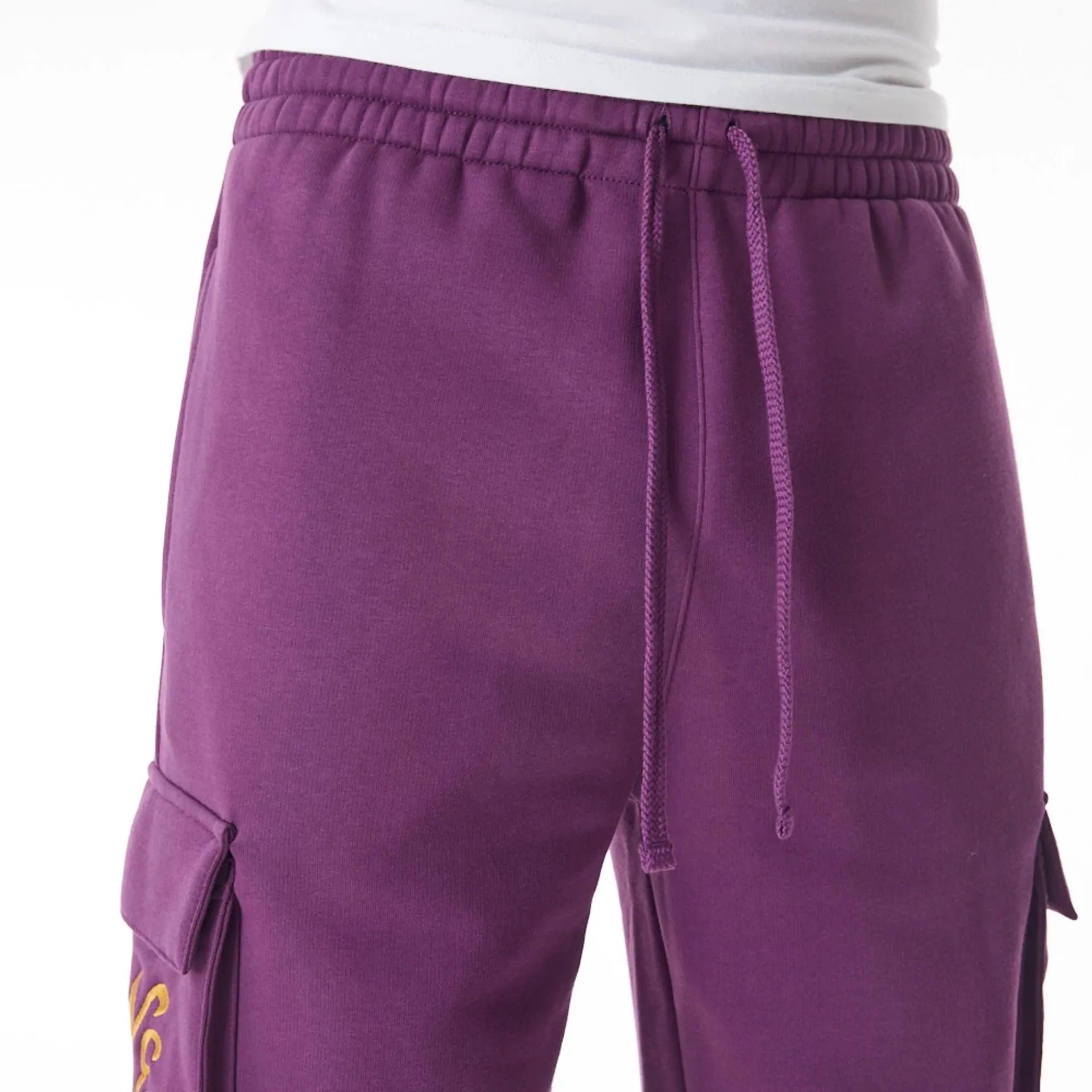 New Era Script Cargo Dark Purple Joggers