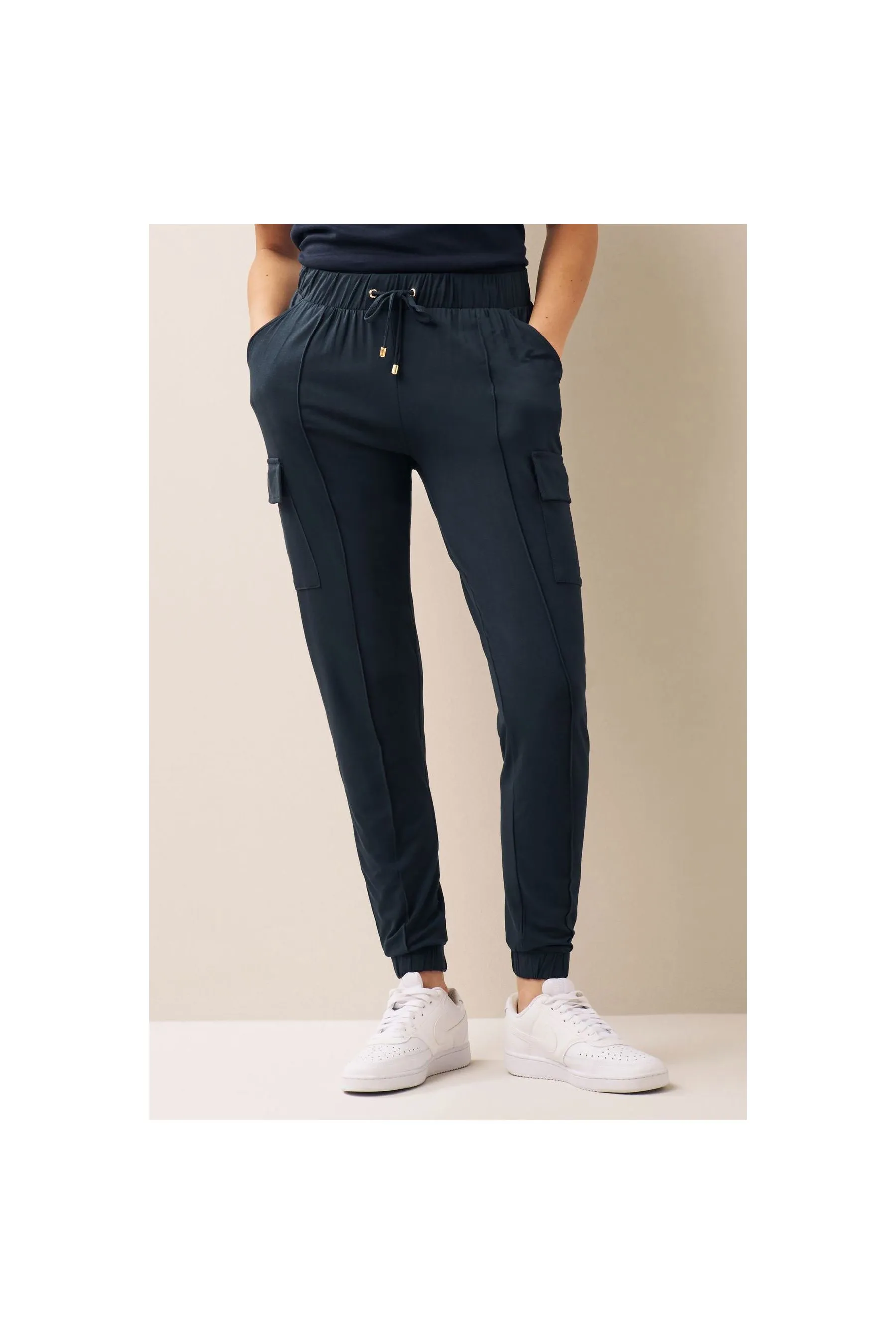 NEXT Cargo Jersey Joggers Navy Women Joggers