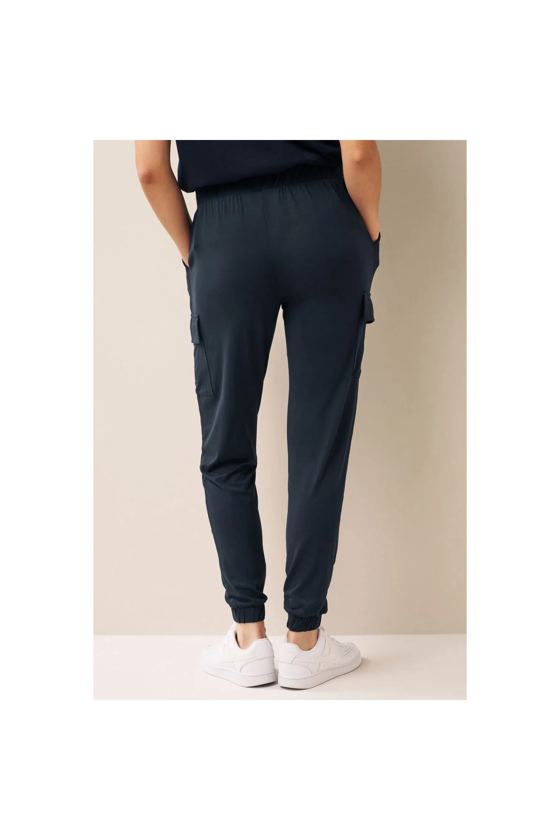 NEXT Cargo Jersey Joggers Navy Women Joggers