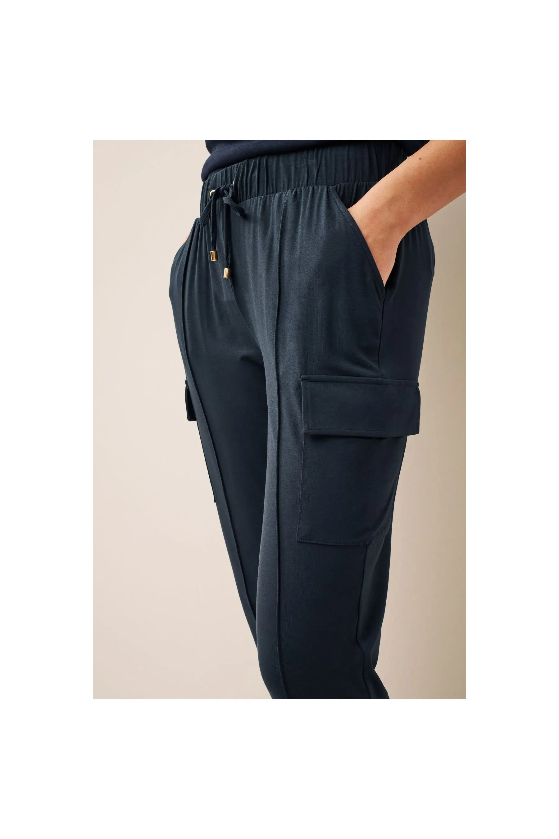 NEXT Cargo Jersey Joggers Navy Women Joggers