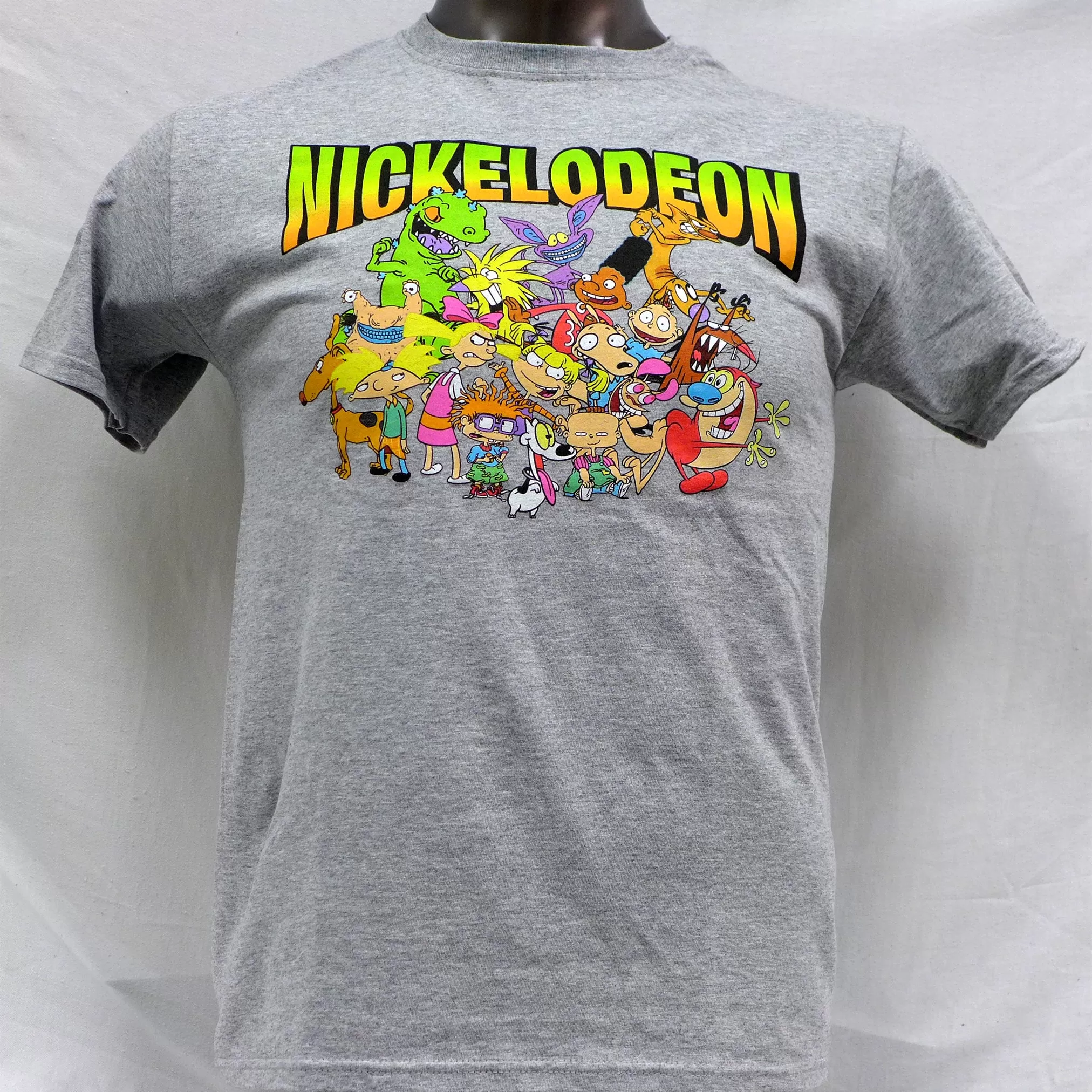 Nickelodeon Characters on Grey