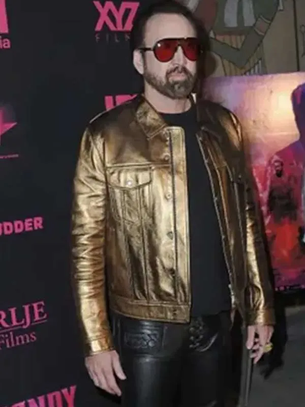 Nicolas Cage Golden Jacket - New American Jackets