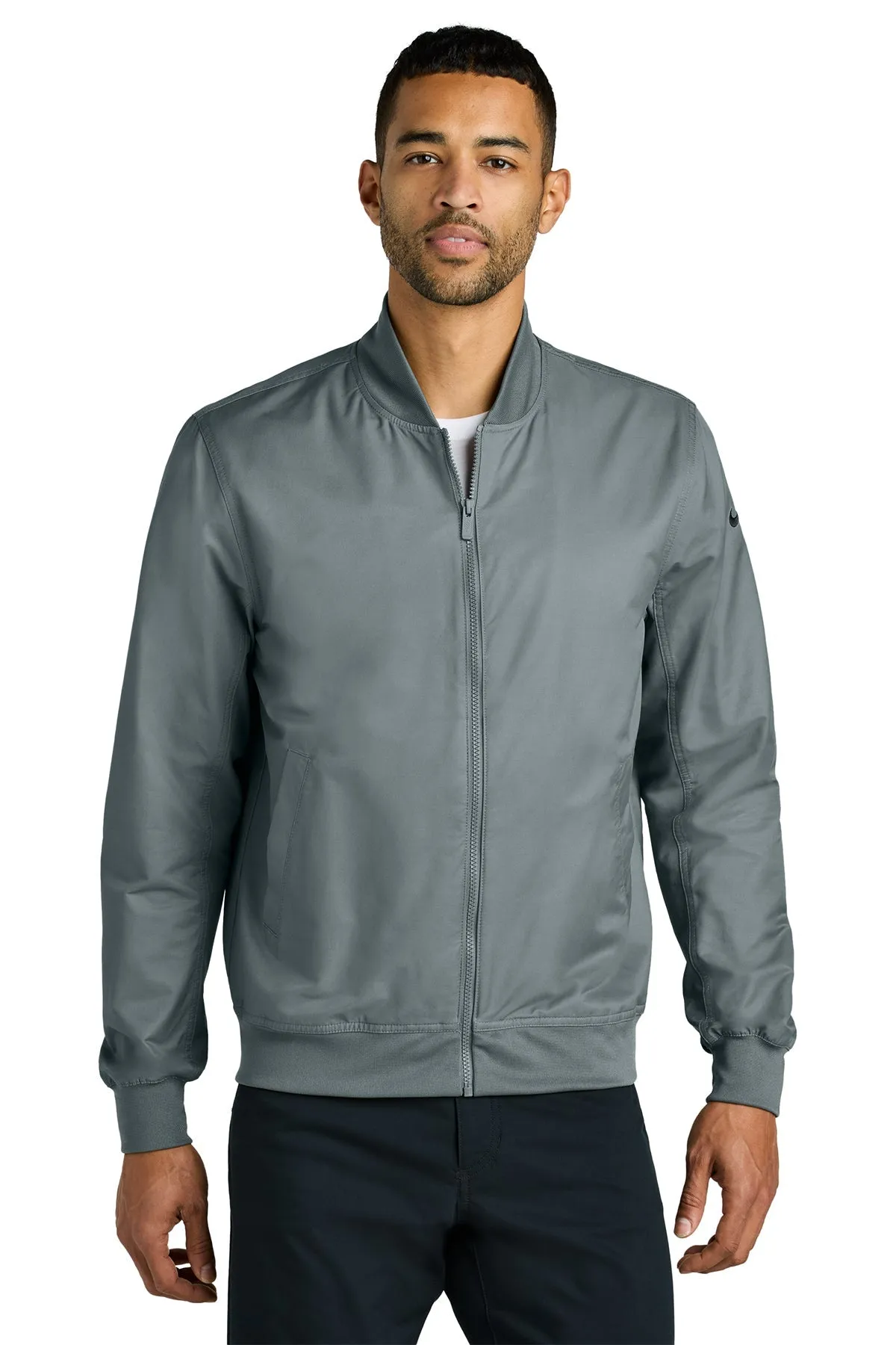 Nike Bomber Custom Jackets, Cool Grey