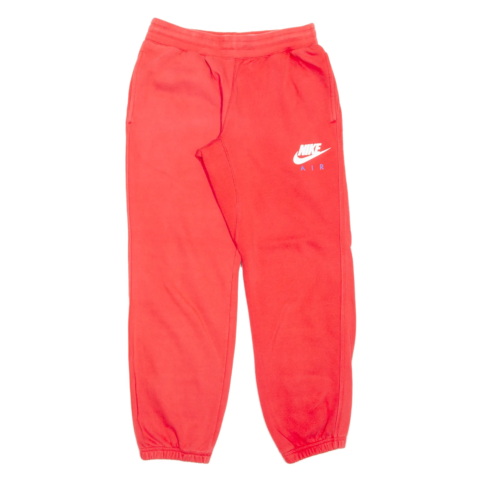 NIKE Mens Joggers Red Tapered M W30 L30