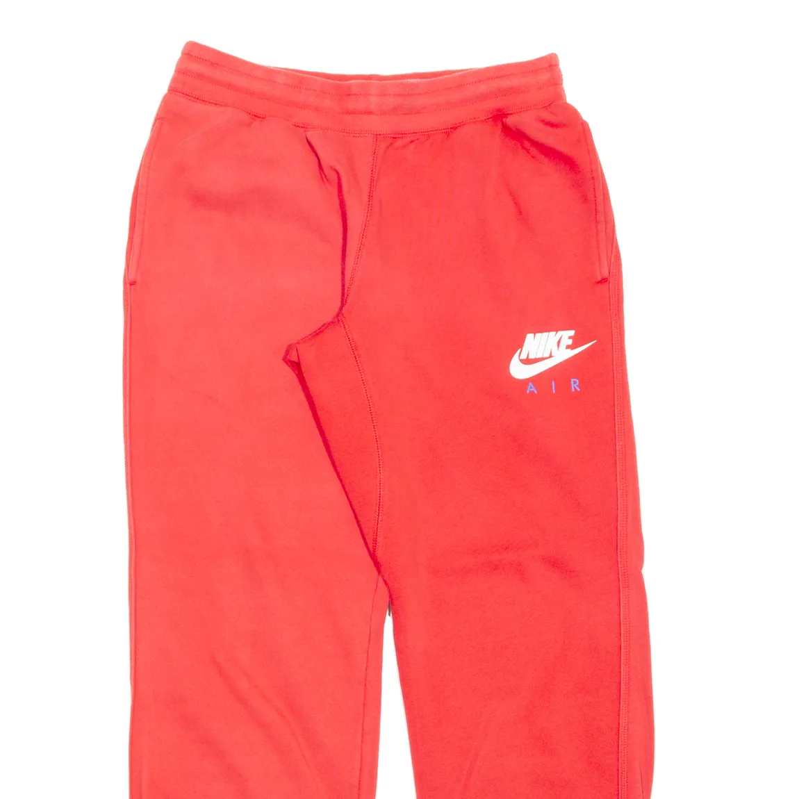 NIKE Mens Joggers Red Tapered M W30 L30