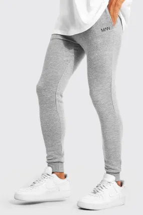 Original Man Skinny Fit Joggers | boohooMAN UK